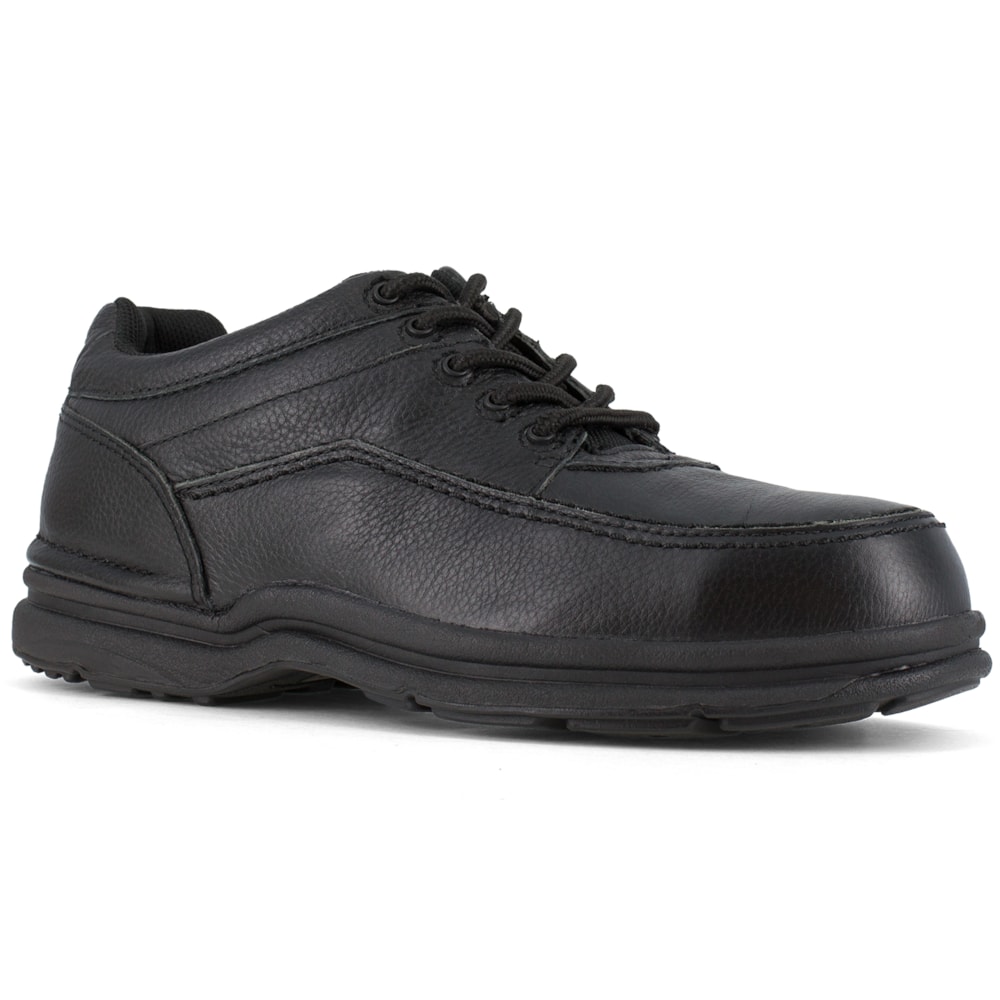Men's 5-Eye Tie Casual Steel Toe Oxford Shoe