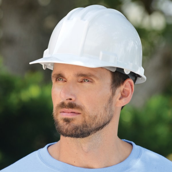 4-Point Ratchet Suspension Cap Hard Hat