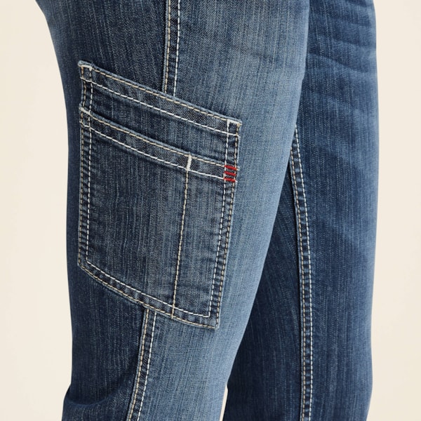 Womens FR Perfect Rise DuraLight Stretch Cell Phone Straight Jean