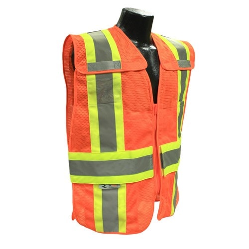 Class 2 Expandable Breakawy 2-Tone Traffic Safety Vest