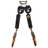 6' Nano-Lok™ Personal Twin-Leg Self Retracting Lifeline with Web Aluminum Snap Hook thumbnail 2