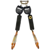 6' Nano-Lok™ Personal Twin-Leg Self Retracting Lifeline with Web Aluminum Snap Hook thumbnail 3