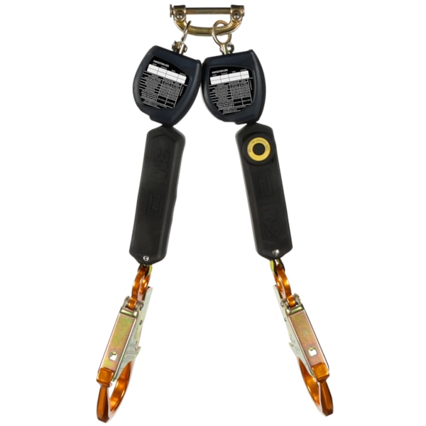6' Nano-Lok™ Personal Twin-Leg Self Retracting Lifeline with Web Aluminum Snap Hook