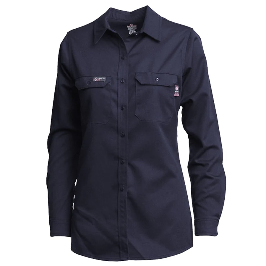 8.3 Cal Women's 7 oz. Flame Resistant Cotton/Nylon Blend FR Uniform Shirt