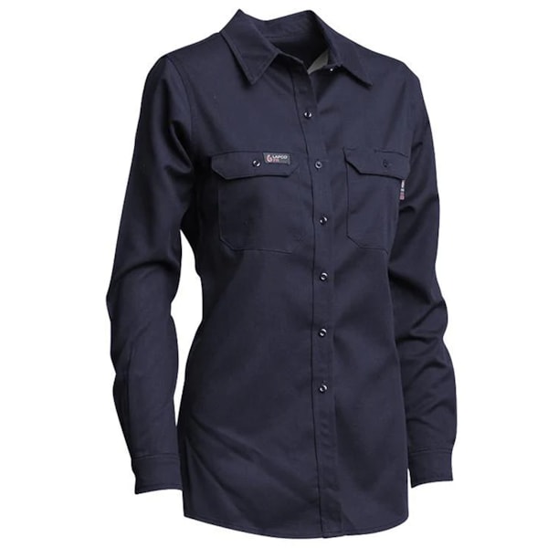 8.3 Cal Women's 7 oz. Flame Resistant Cotton/Nylon Blend FR Uniform Shirt