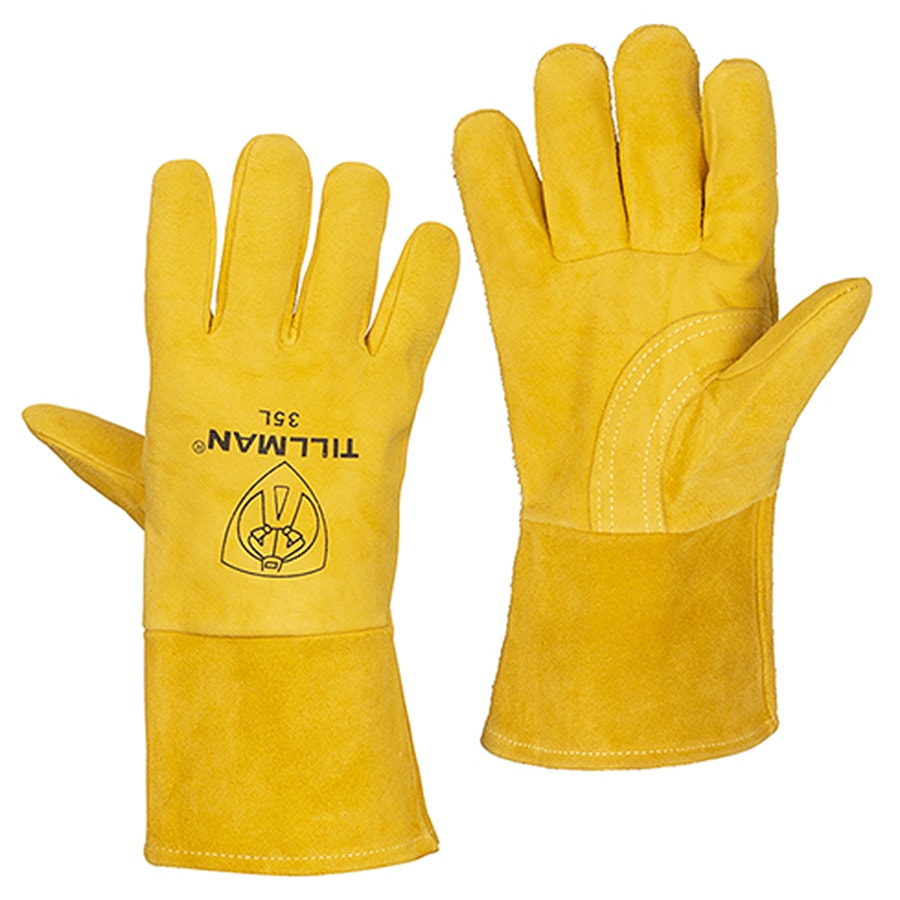 12" Leather Deerskin Mig Welding Gloves