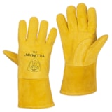 12" Leather Deerskin Mig Welding Gloves thumbnail 1