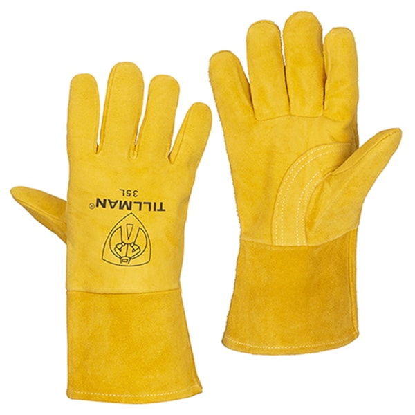 12" Leather Deerskin Mig Welding Gloves