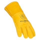 12" Leather Deerskin Mig Welding Gloves thumbnail 2