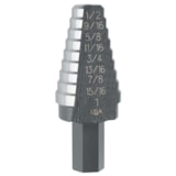 Step Drill Bit 9/16-1'' with 7/16 Shank thumbnail 1