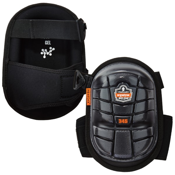 ProFlex 345 Injected Gel Knee Pads - Long Hard Cap
