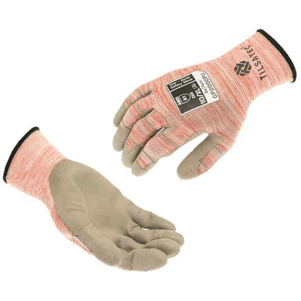 DeTach Tear-Away Polyurethane Palm Coated Rhino Yarn Level A1 Cut Resistant Gloves