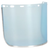 Safety Face Shield - Aluminum Bound Clear Impact Resistant PETG Material 8 Inches x 16 Inches .040 Inches Thickness thumbnail 1