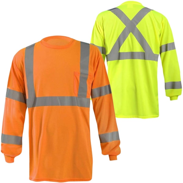 WICKING BIRDSEYE X-BACK LONG SLEEVE