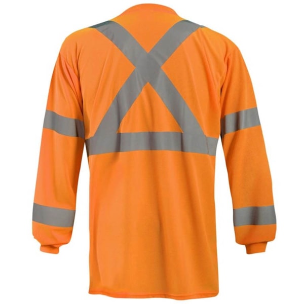WICKING BIRDSEYE X-BACK LONG SLEEVE