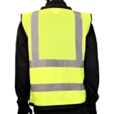SFT1 HIVIS VST,TWILL BTTM PCKTS,ZIP CLOS thumbnail 2