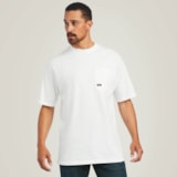 REBAR COTTON STRONG T-SHIRT HTHER GRAY L thumbnail 1