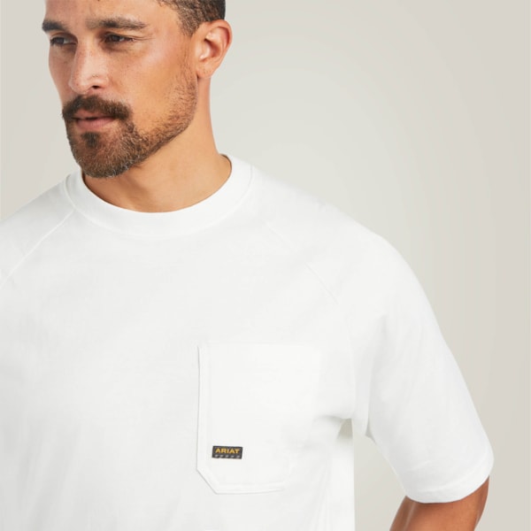 REBAR COTTON STRONG T-SHIRT HTHER GRAY L