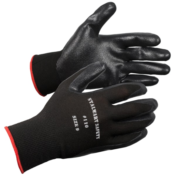 Polyester Knit Nitrile Foam Coated General Purpose Glove