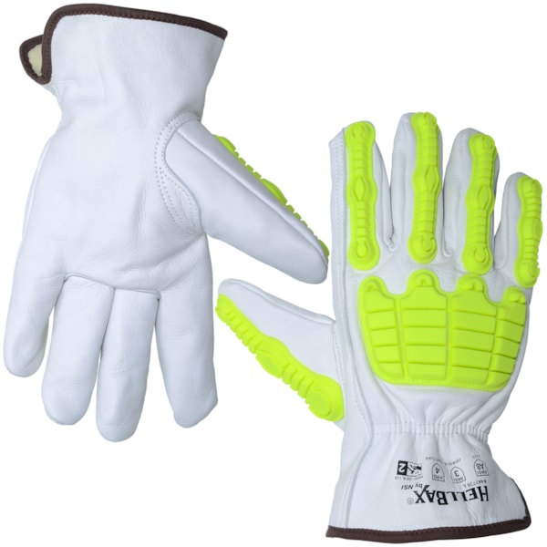  Impact & Level A8 Cut Resistant Leather Driver's Gloves