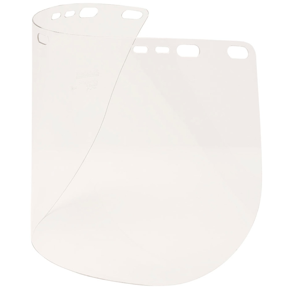 Polycarbonate Face Shield Window - Shape E - Unbound - Clear