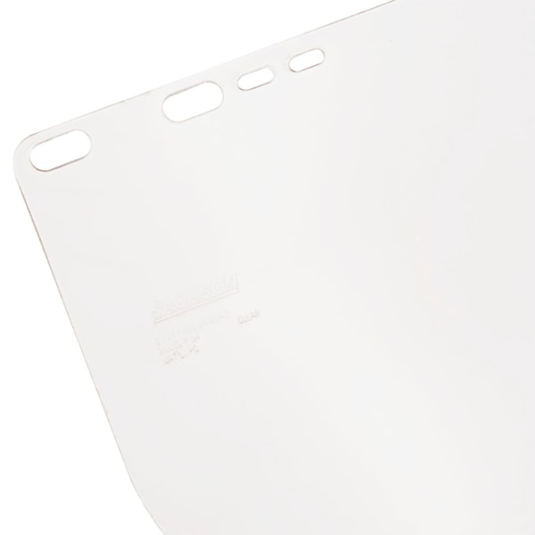 Polycarbonate Face Shield Window - Shape E - Unbound - Clear