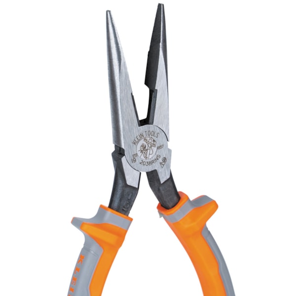 Pliers, Long Nose Side-Cutters, Insulated, 8-Inch