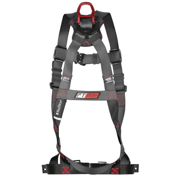 FT-Iron 1D Standard Non-Belted Full Body Harness, Tongue Buckle Leg Adjustment