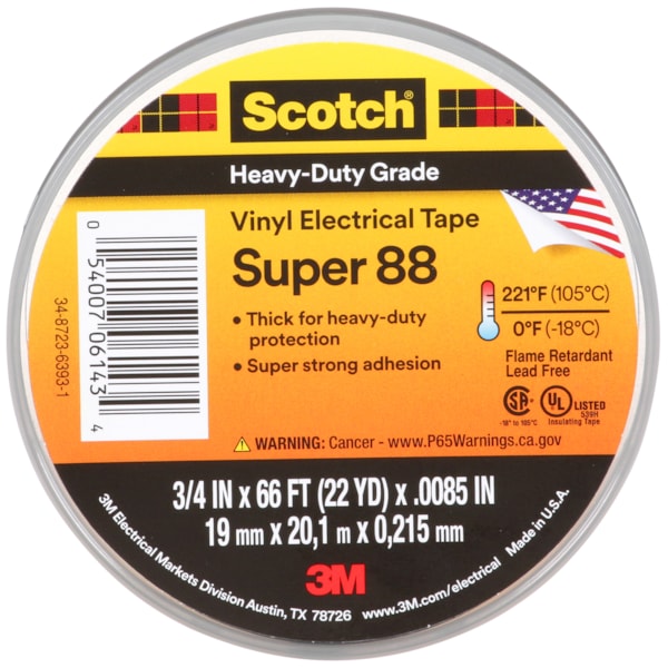 Scotch™ Super 88 Vinyl Electrical Tape