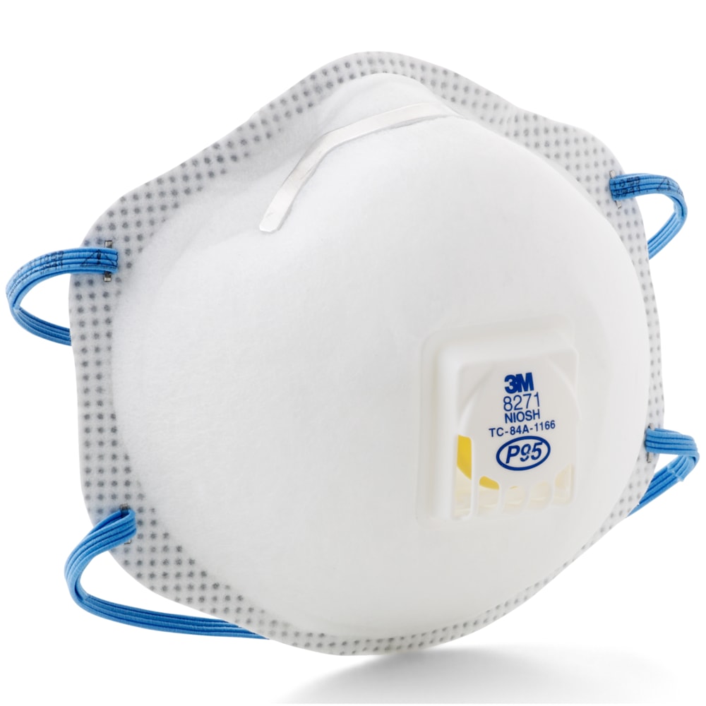 8271 P95 Exhalation Valve Disposable Respirator, 10/Box
