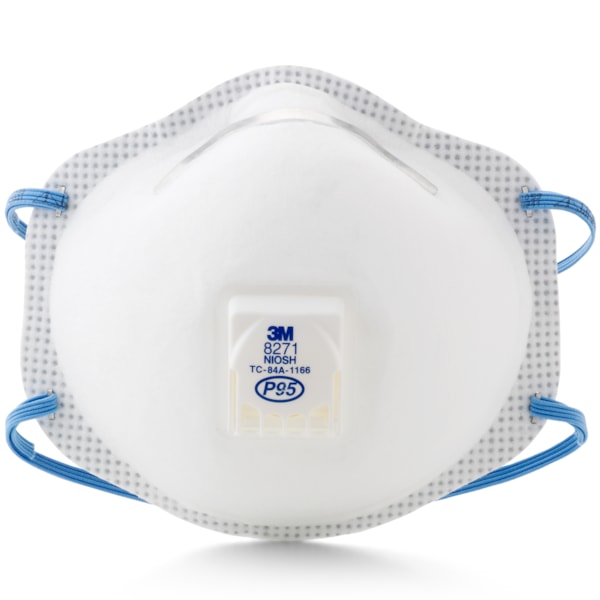 8271 P95 Exhalation Valve Disposable Respirator, 10/Box