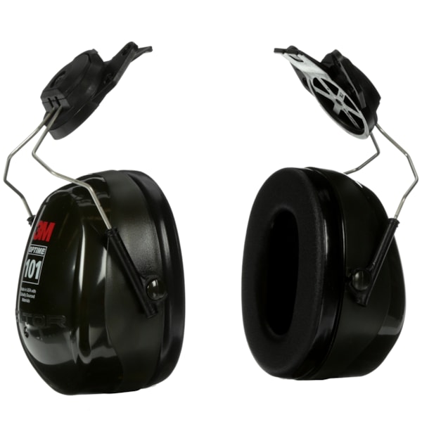 Peltor™ Optime™ 101 NRR 24 Deluxe Hard Hat Cap Mount Ear Muffs