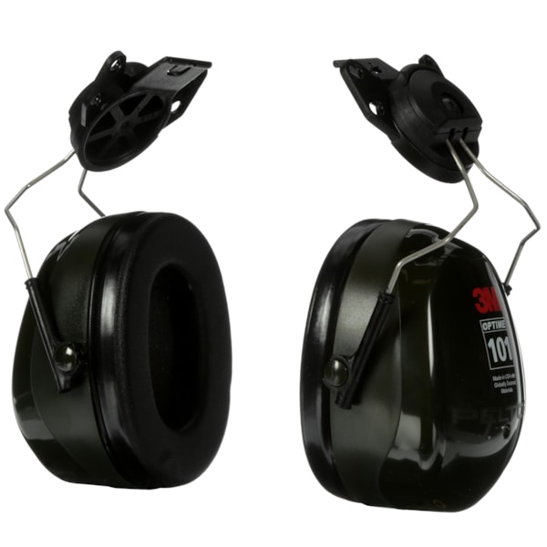 Peltor™ Optime™ 101 NRR 24 Deluxe Hard Hat Cap Mount Ear Muffs