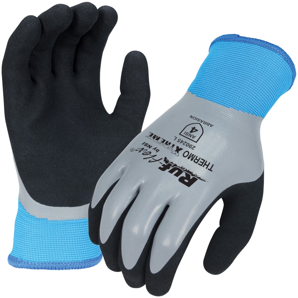 Latex Full & Palm Double Coated Acrylic/Nylon Knit Cold Temperature Work Gloves
