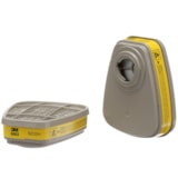 Organic Vapors/Acid Gases Respirator Cartridges, 2/Pack, For Use With 1/2 Mask and Full Face Respirators thumbnail 4