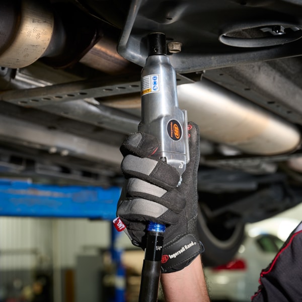 216B 3/8" Drive, Air Powered Impact Wrench, 200 ft-lbs Max. Reverse Torque, General Duty, Inline, Standard Anvil