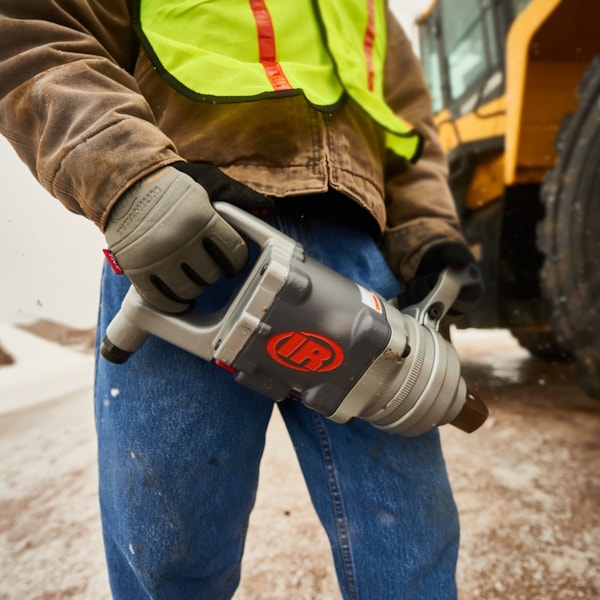 1-1/2-inch Drive, Air Impact Wrench, 4500 ft-lbs Max. Torque, Heavy Duty, D-Handle, Standard Anvil
