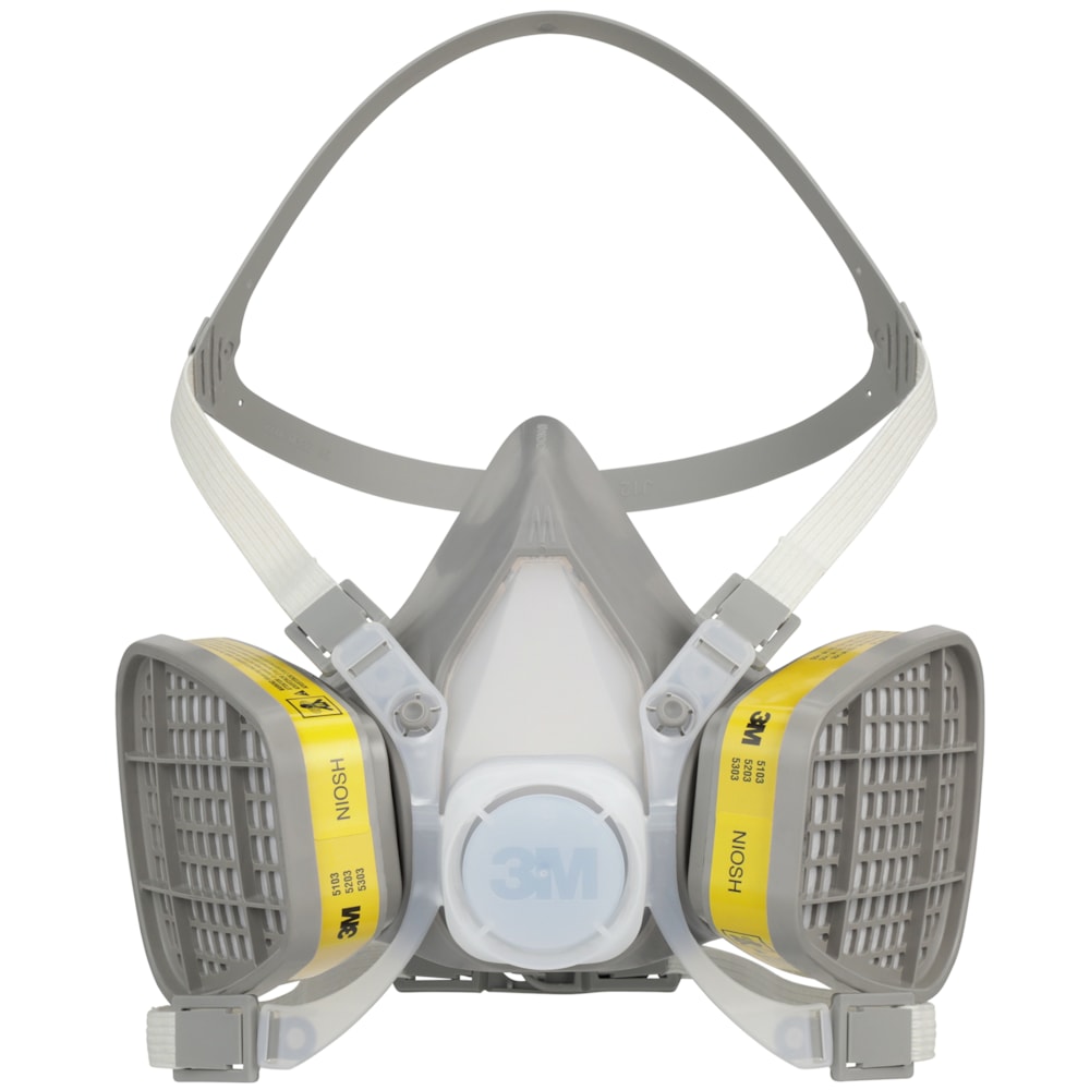 5000 Series Organic Vapors/Acid Gases Maintenance-Free Half Mask Respirator