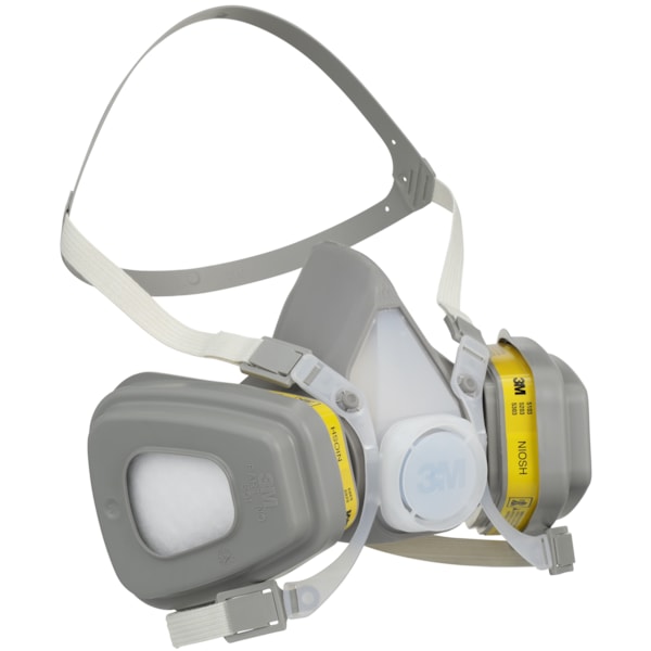 5000 Series Organic Vapors/Acid Gases Maintenance-Free Half Mask Respirator