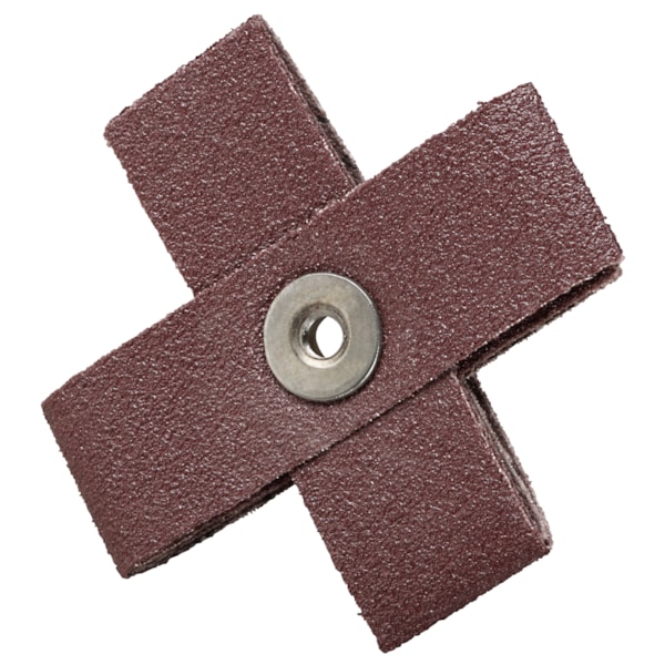 747D Cross Pad, 2 in L x 2 in W x 3/4 in THK, 50 Grit, Very Coarse, Ceramic