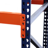 Blue Bolted Pallet Rack Tear Drop Starter, 108"W x 36"D x 120"H thumbnail 1