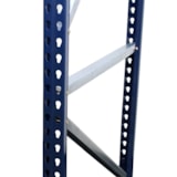 Blue Bolted Pallet Rack Tear Drop Starter, 108"W x 36"D x 120"H thumbnail 2