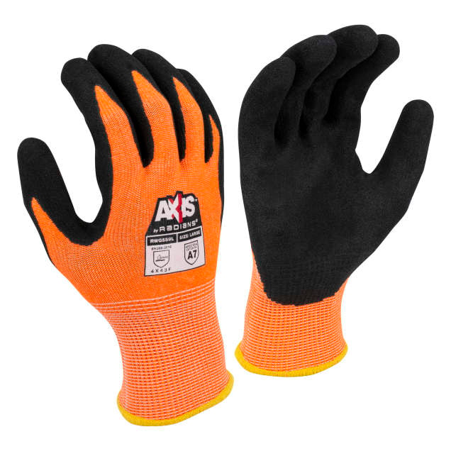 AXIS™ Cut Protection Level A7 Sandy Nitrile Coated Glove