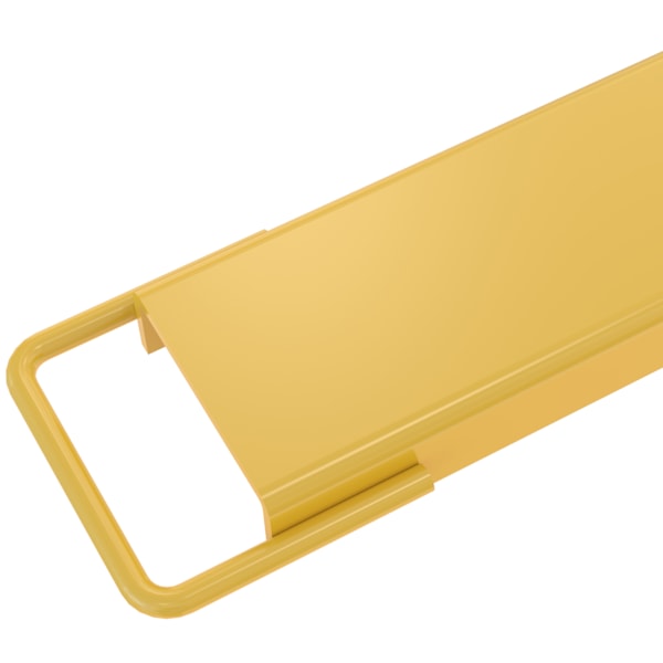 Steel Fork Extensions 5 In. x 96 In. 4,000 Lb. Capacity Yellow