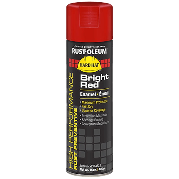 20 oz. Bight Red Hard Hat High Performance Enamel Spray Paint