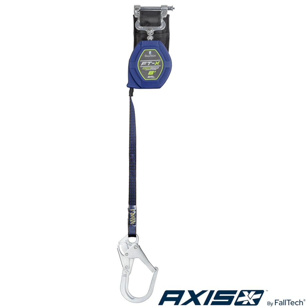 8' FT-X™ EdgeCore™ Class 2 Leading Edge Personal SRL with Single-leg  Steel Rebar Hook