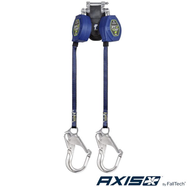 8' FT-X™ EdgeCore™ Class 2 Leading Edge Personal SRL with Twin-leg Aluminum Rebar Hooks