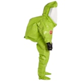 Tychem® 10000 Level A Rear Entry Fully Encapsulated, Expanded Back Hazmat Suit, 1/Case thumbnail 3