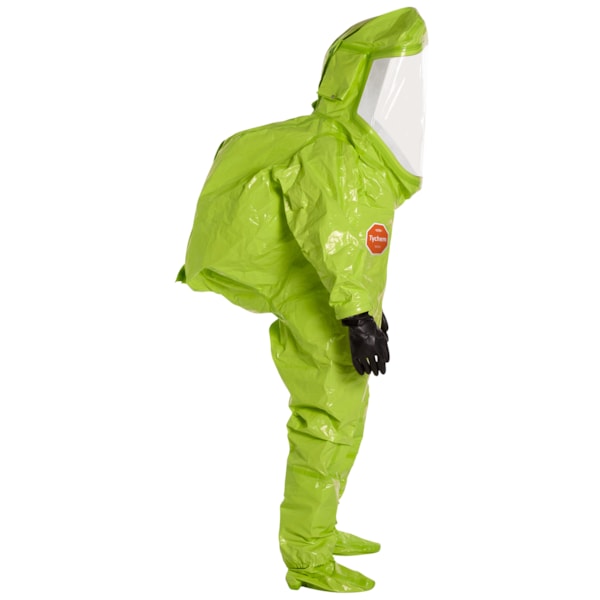 Tychem® 10000 Level A Rear Entry Fully Encapsulated, Expanded Back Hazmat Suit, 1/Case