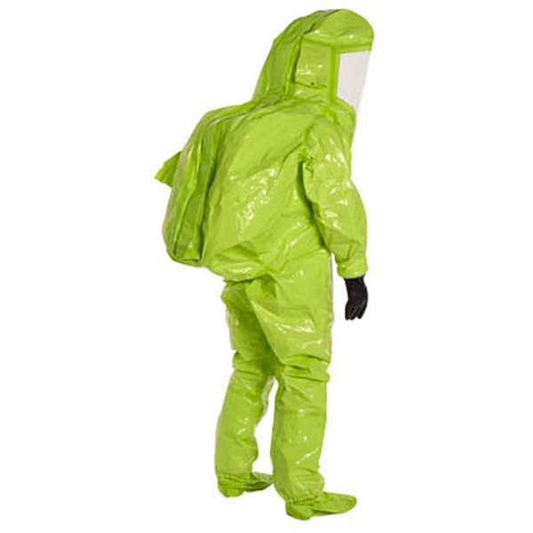 Tychem® 10000 Level A Rear Entry Fully Encapsulated, Expanded Back Hazmat Suit, 1/Case